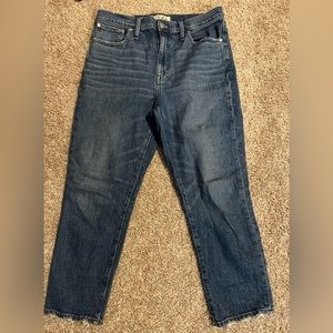Madewell High-Rise Slim Crop Boyjean